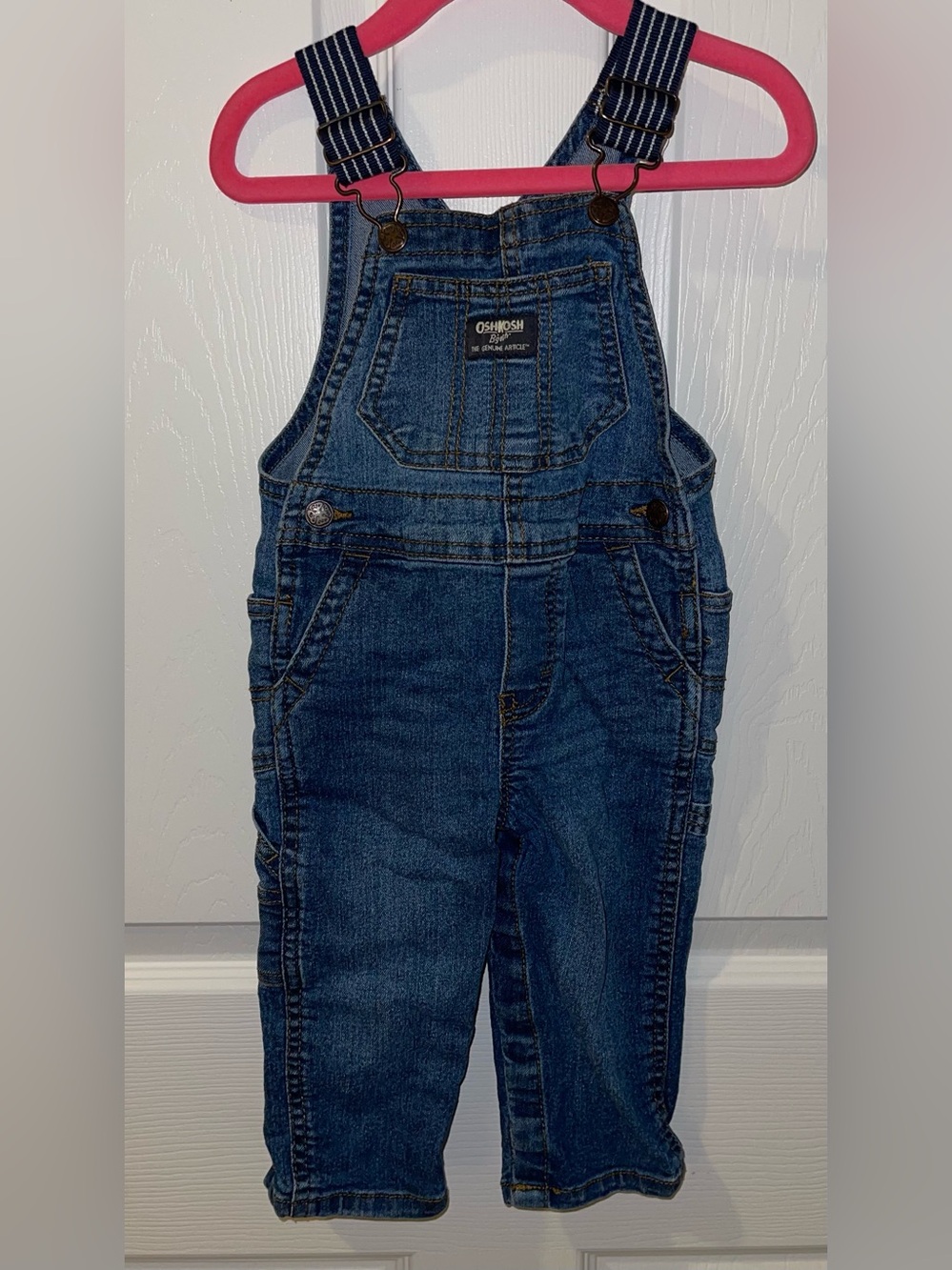 Oshkosh B’Gosh boys bib overalls 18 months denim
